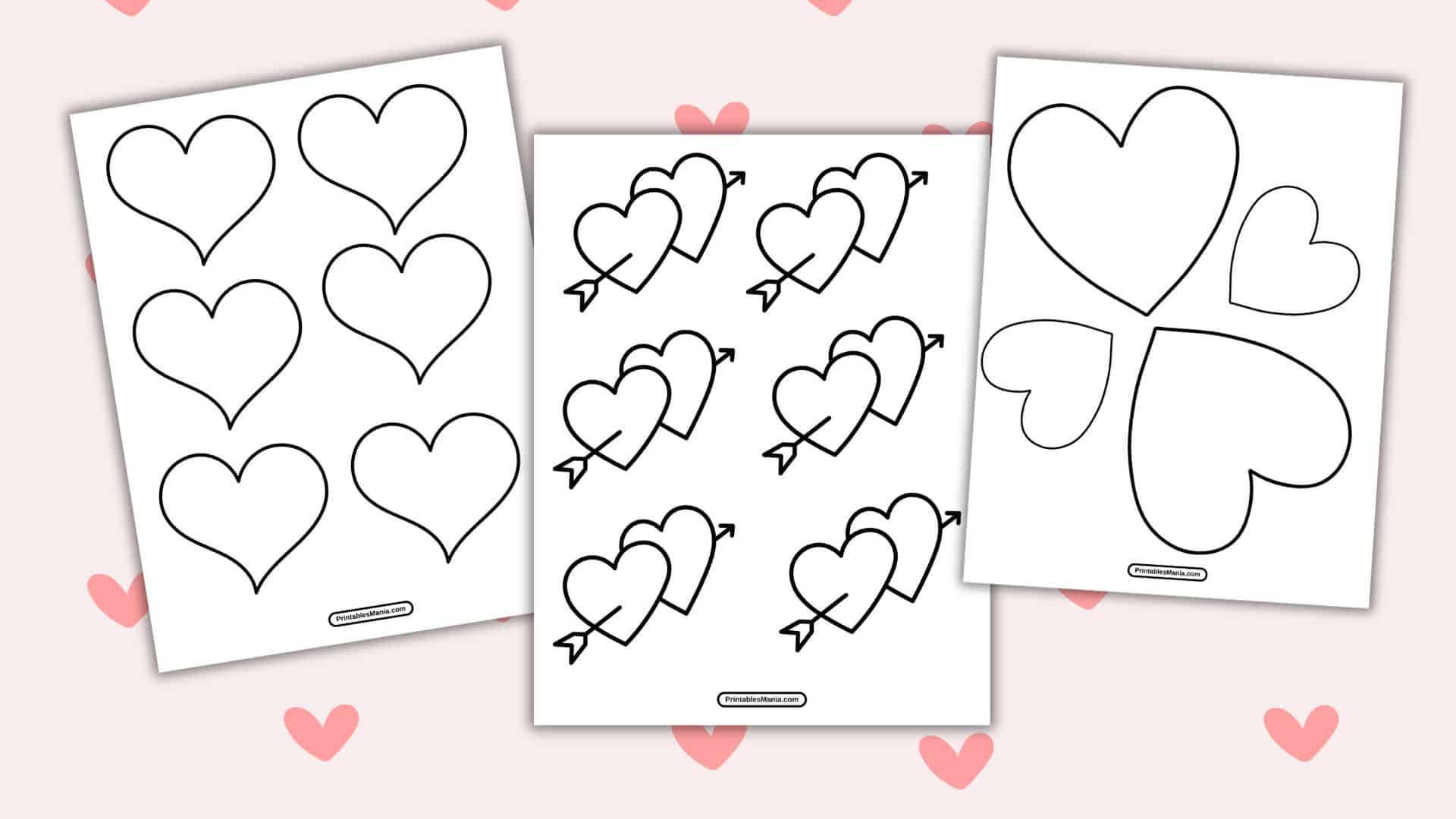 Heart Template Printable