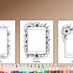 iPad Coloring Page Printable