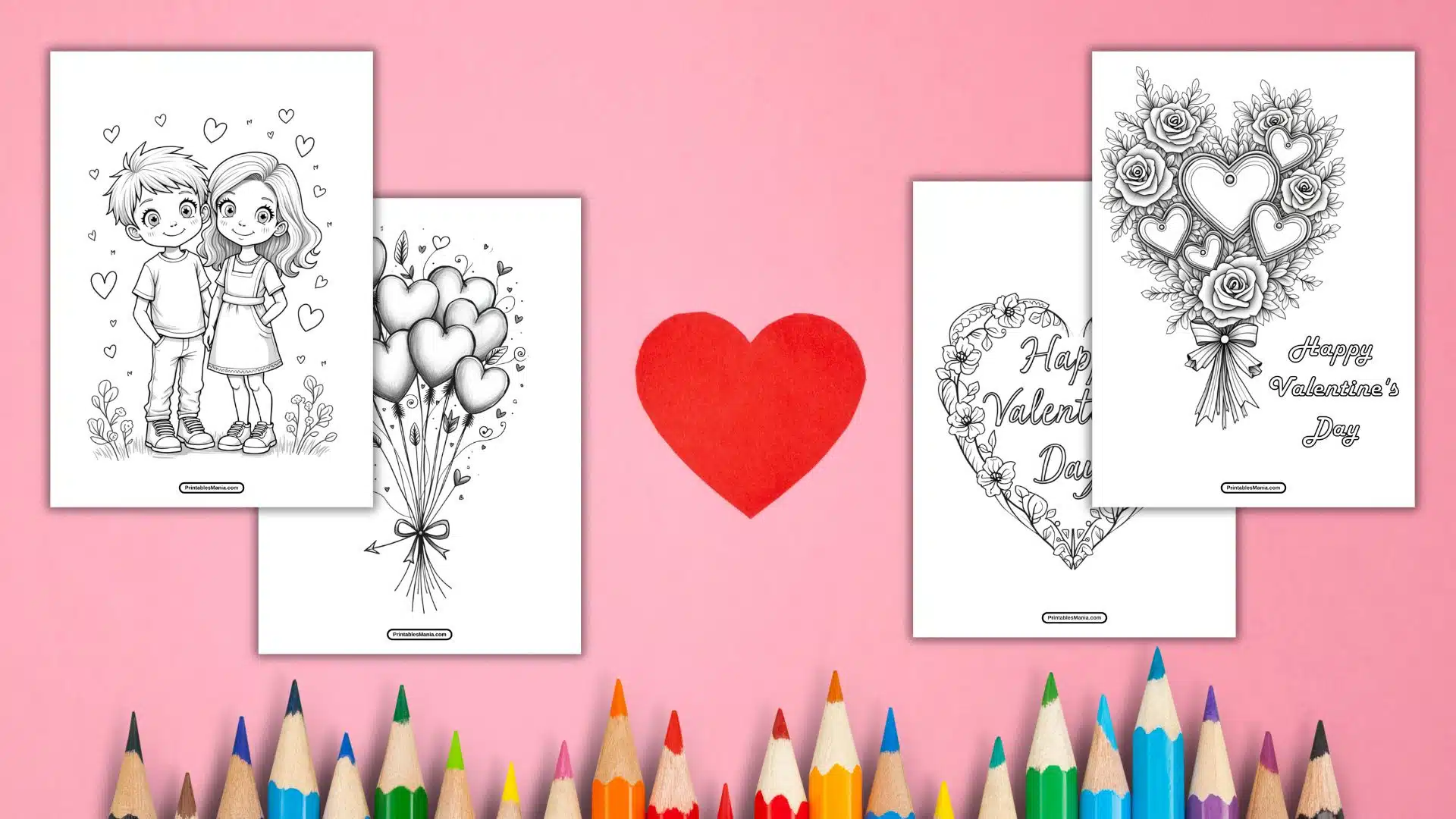 Valentine's Day Coloring Pages