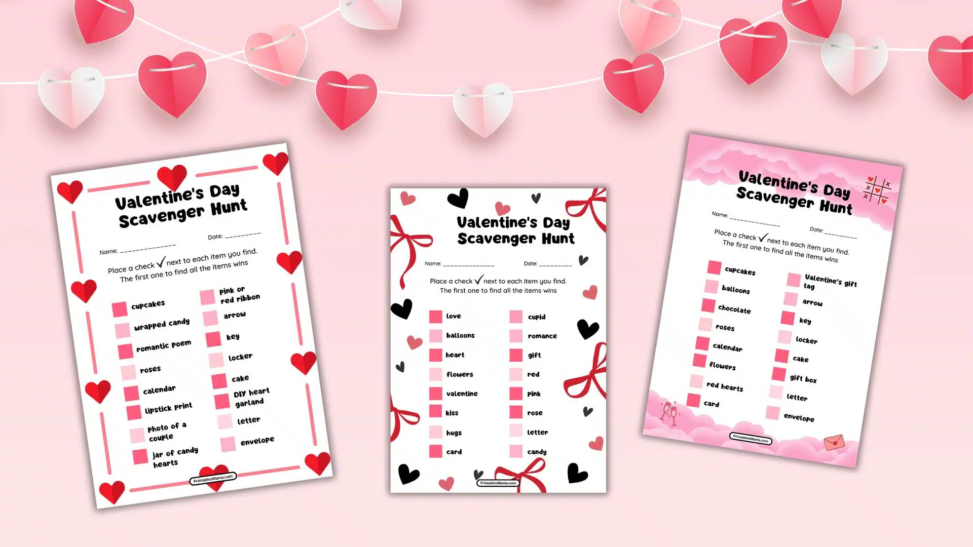 Valentine’s Day Scavenger Hunt