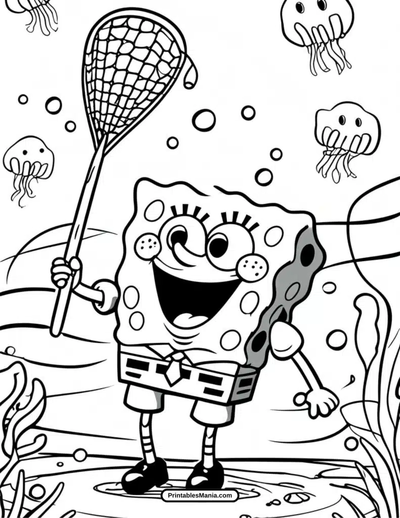 spangebob coloring sheet