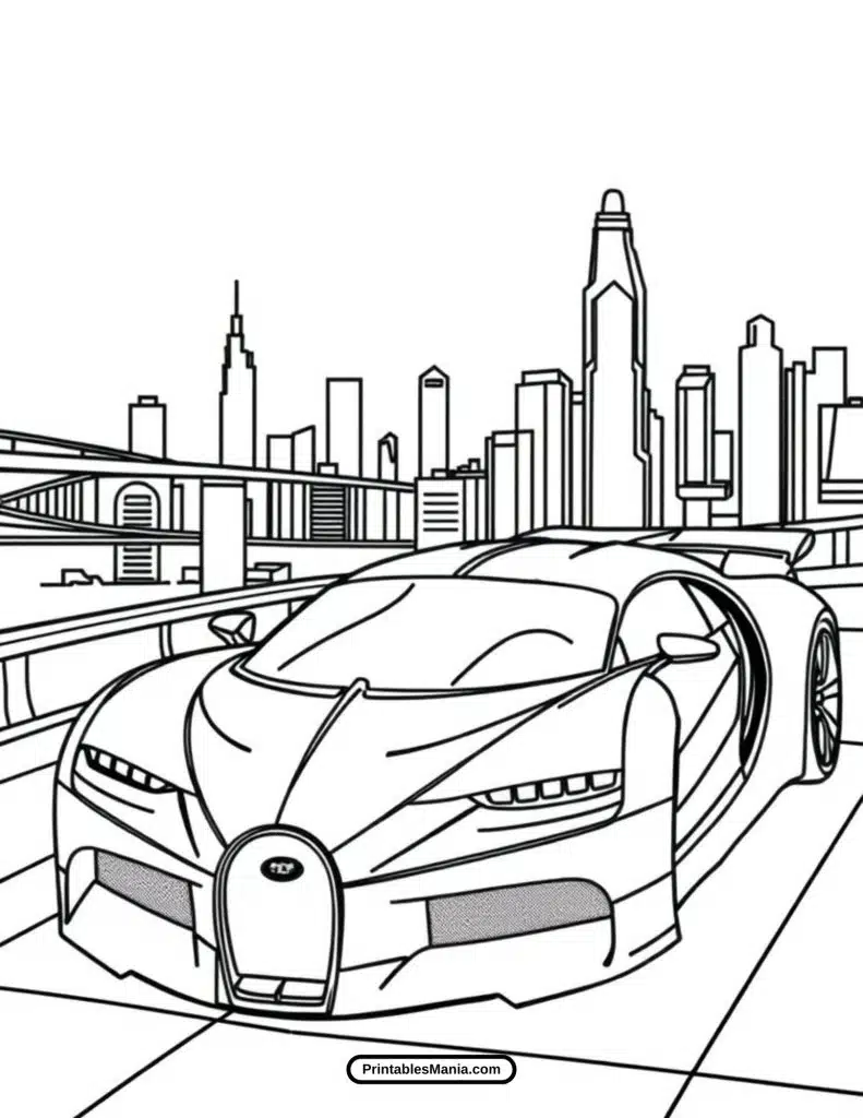 printable bugatti coloring sheets for creative kids and adults