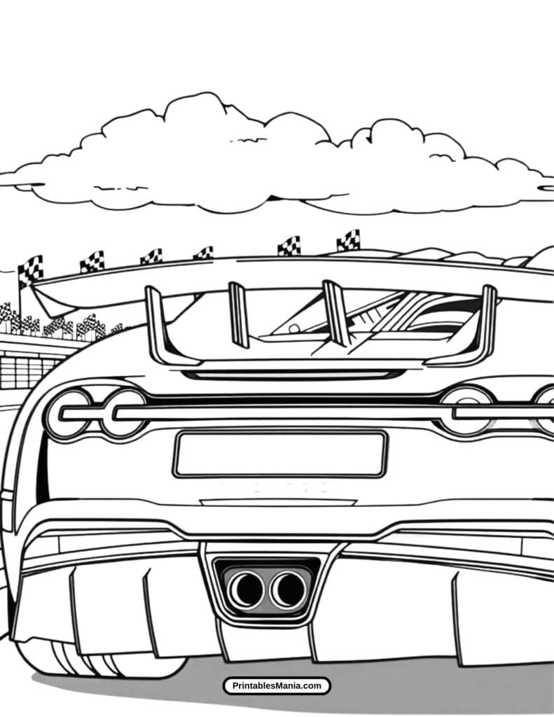 bugatti hypercar coloring pages – perfect for supercar enthusiasts