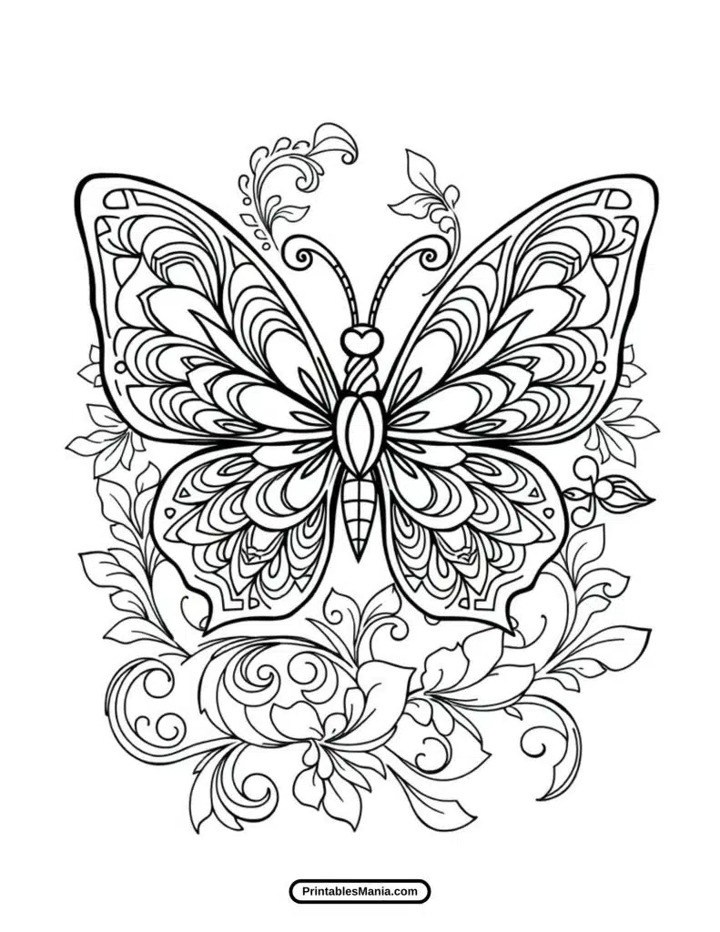 playful butterfly printable for fun activities