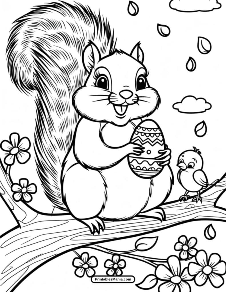 easter treasure hunt coloring sheet