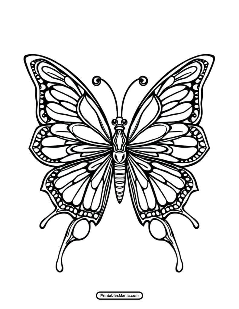 beautiful butterfly printable