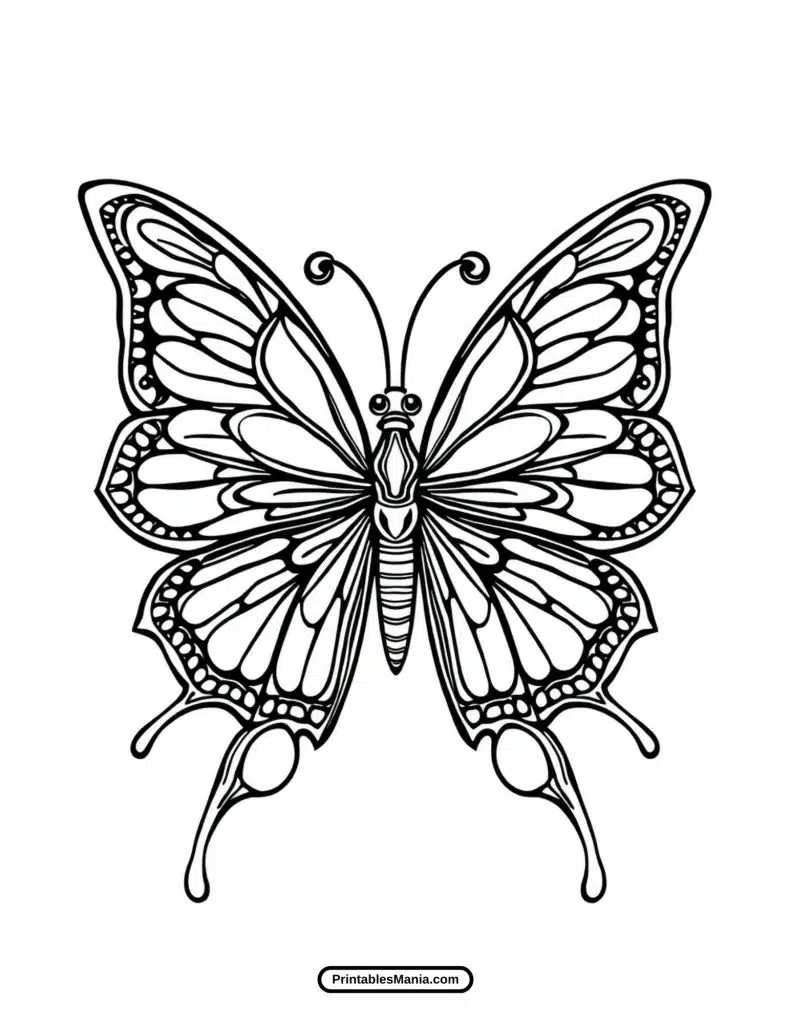 beautiful butterfly printable