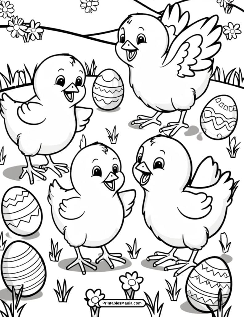 easter egg coloring sheet printable