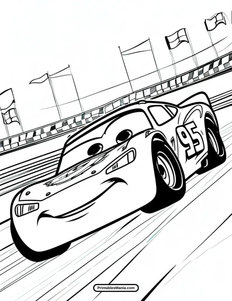 lightning mcqueen fun coloring pages for all ages