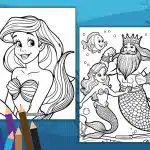 Ariel Coloring Pages