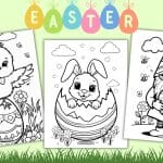 Easter Coloring Page Printable