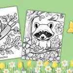 Spring Coloring Pages For Kids