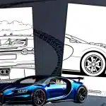 Bugatti Coloring Page