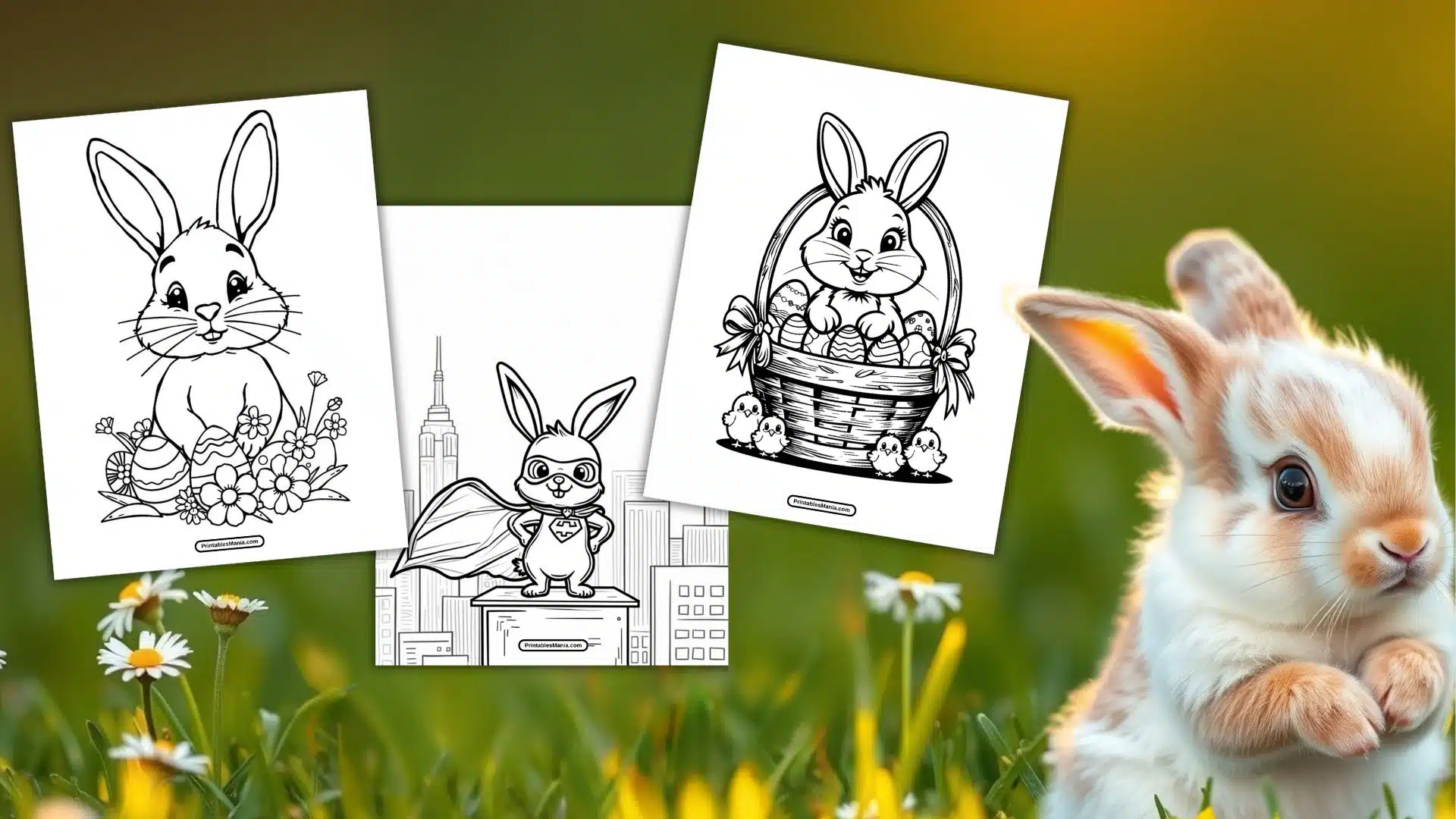 Bunny Coloring Page