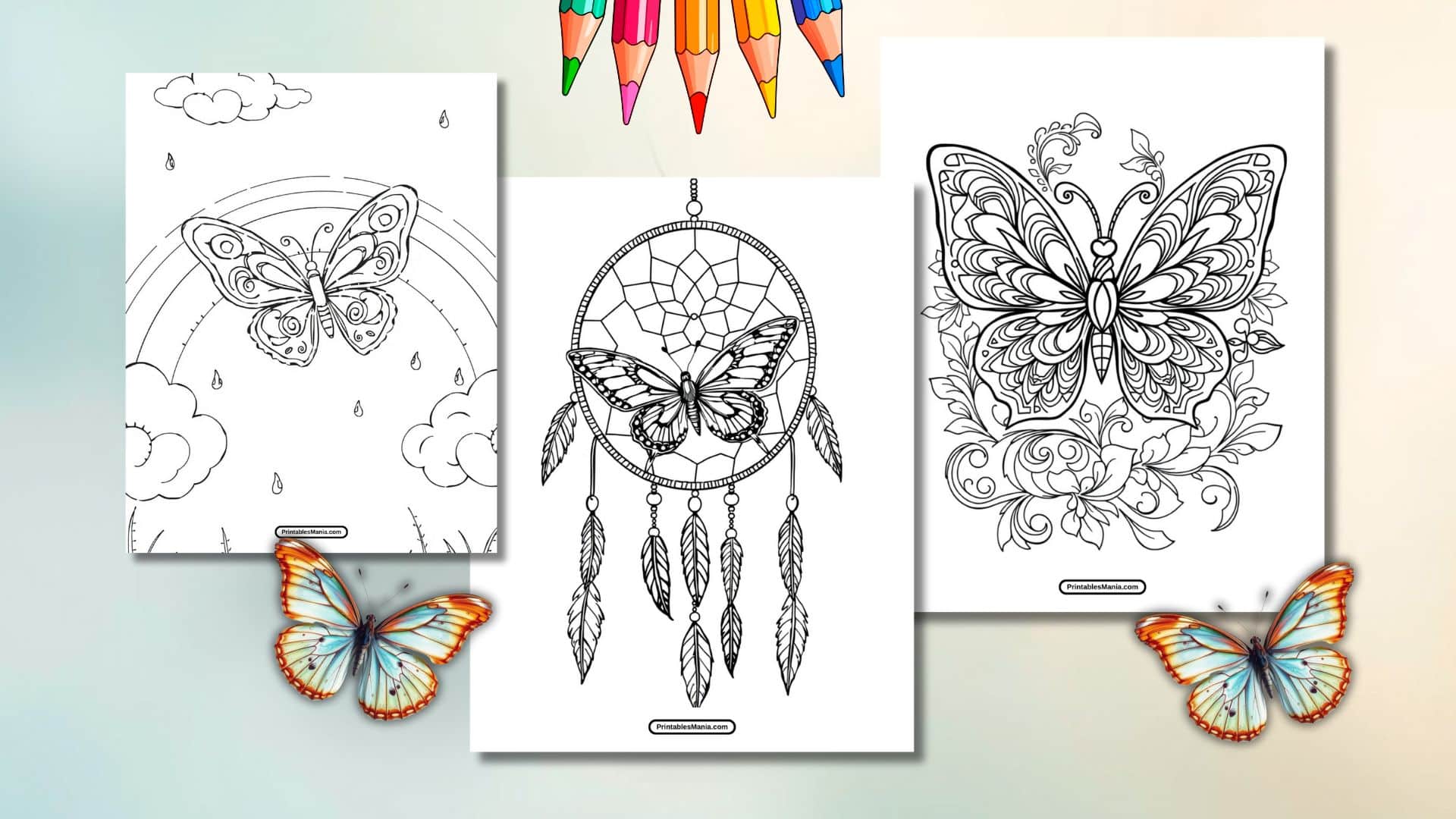 Butterfly Coloring Pages