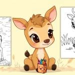 Deer Coloring Pages