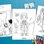 Dentist Coloring Page
