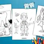 Dentist Coloring Page