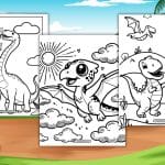 Dinosaur Coloring Pages