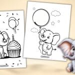 Elephant Coloring Pages