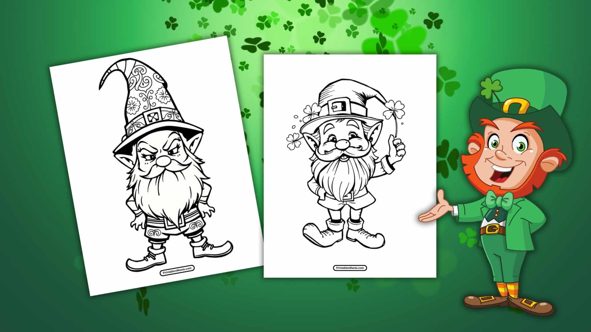 Leprechaun Coloring Page