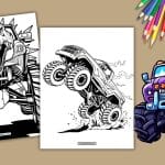 Monster Truck Coloring Pages