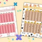 Multiplication Table 1-12 Free Printable