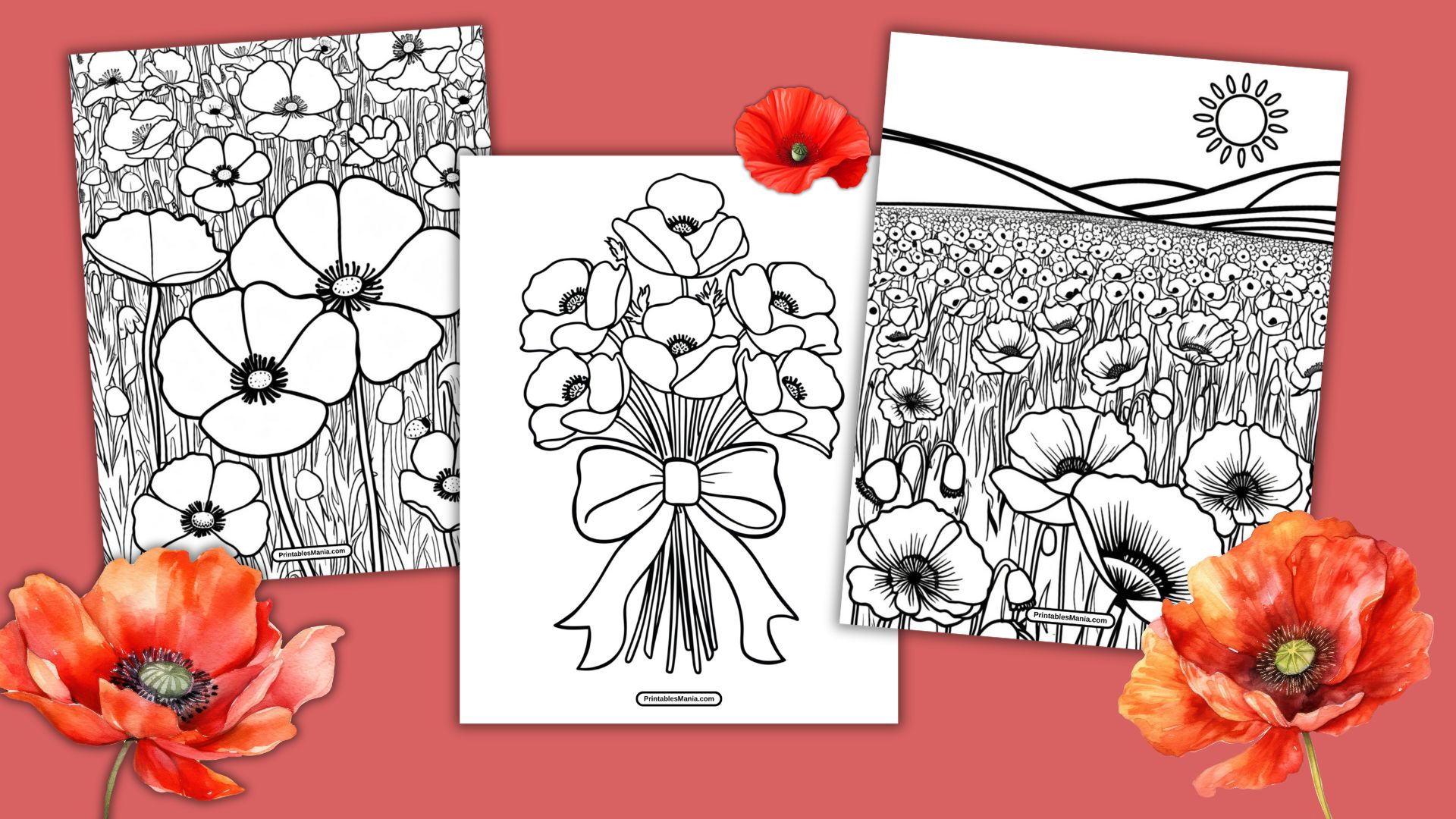 Poppy Coloring Page