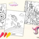 Unicorn Coloring Pages