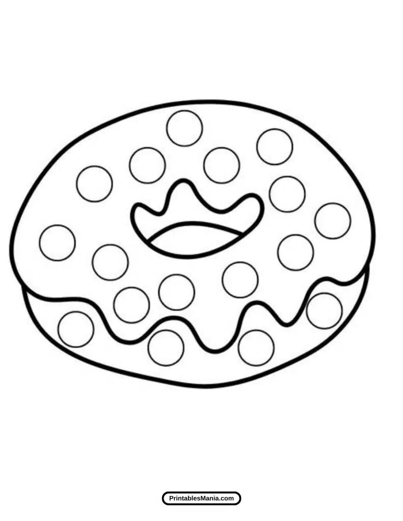 educational dot marker coloring printable