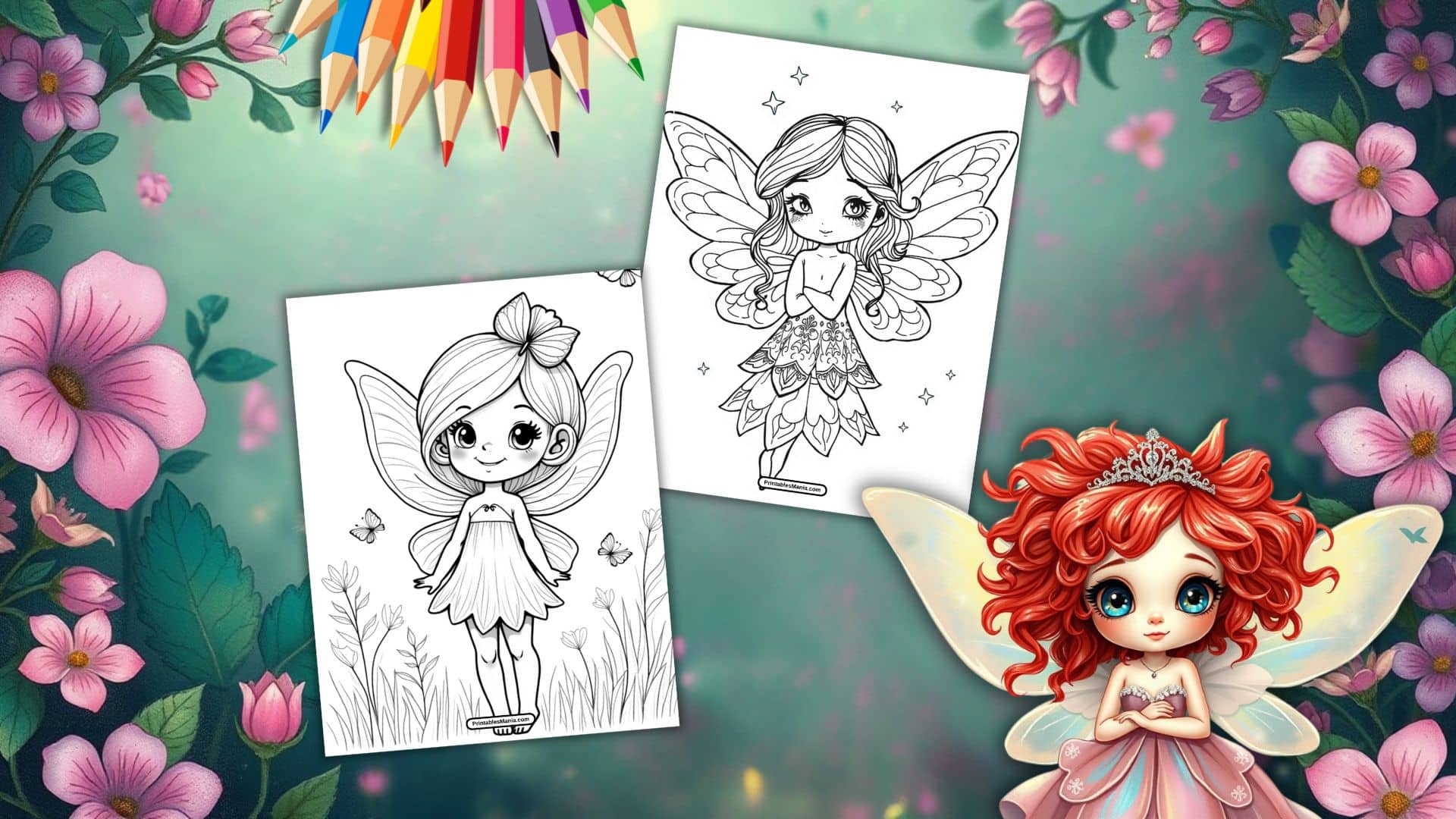 Fairy Coloring Pages