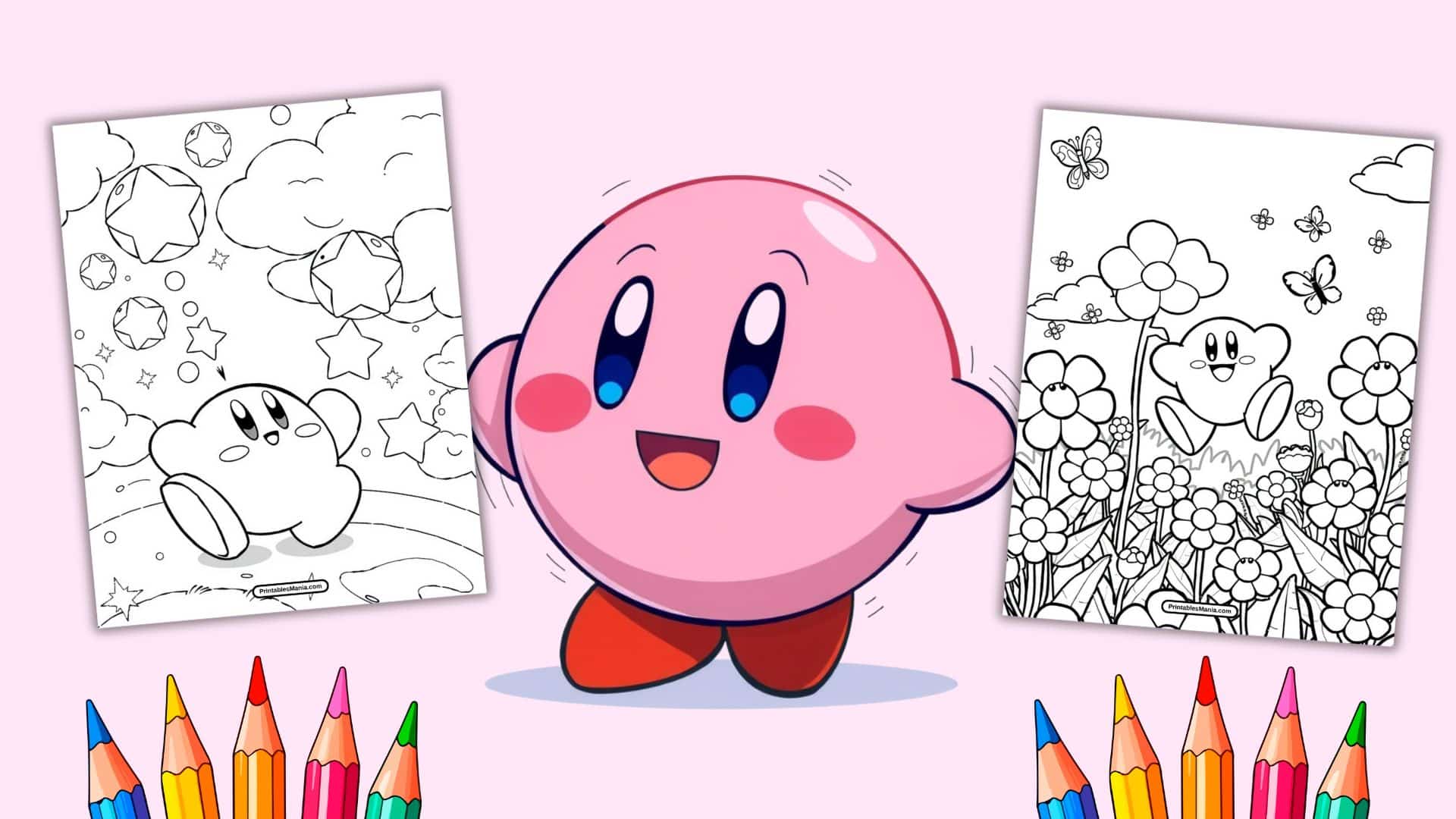 Kirby Coloring Pages