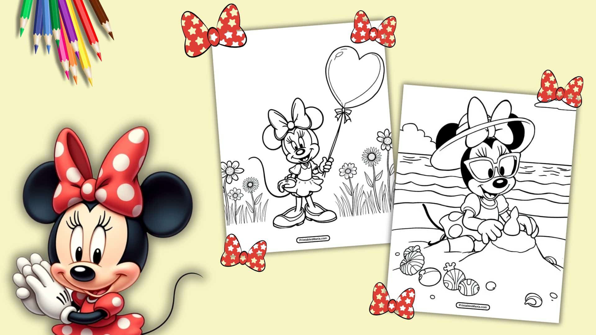 Minnie Mouse Coloring Pages