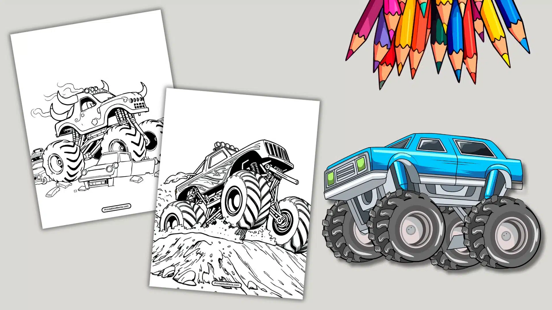 Monster Jam Coloring Pages