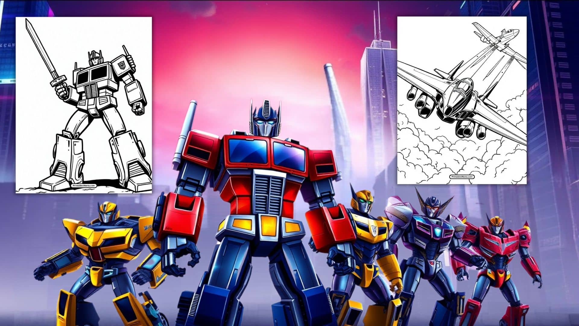 Transformers Coloring Pages