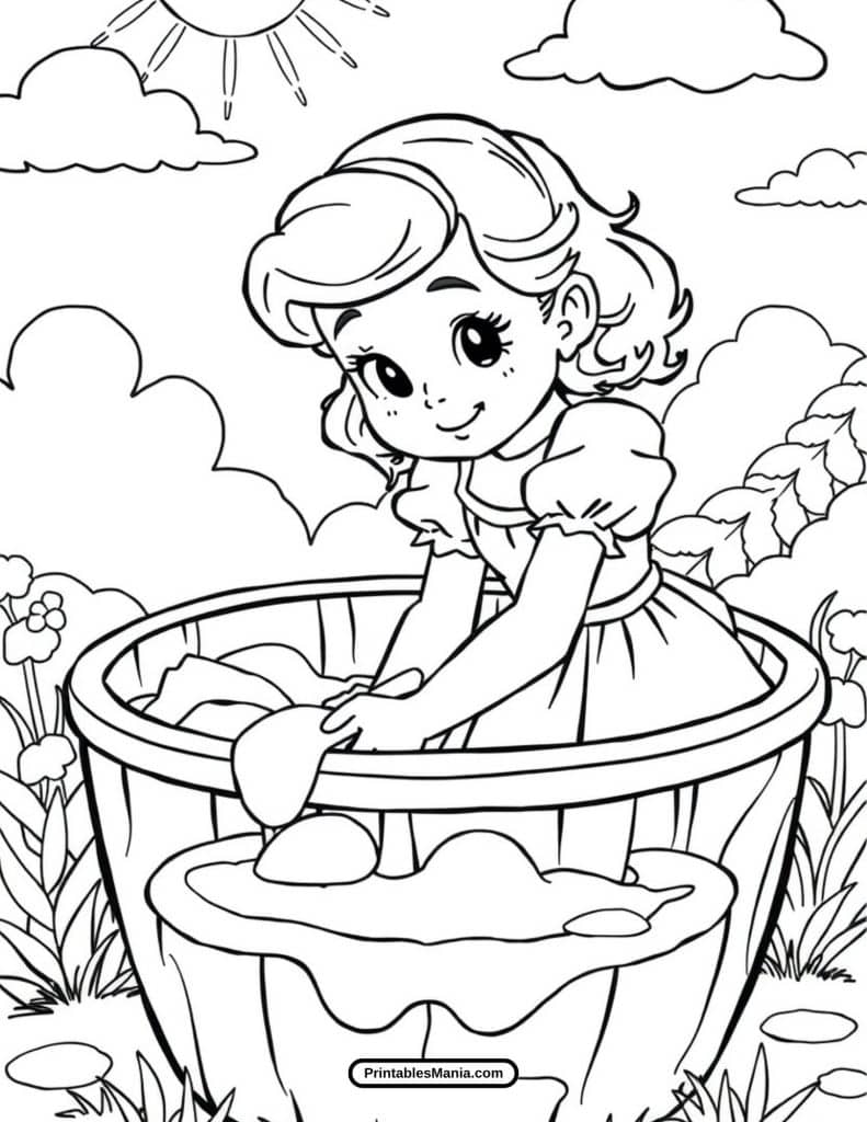 young cinderella dreaming of a better life

